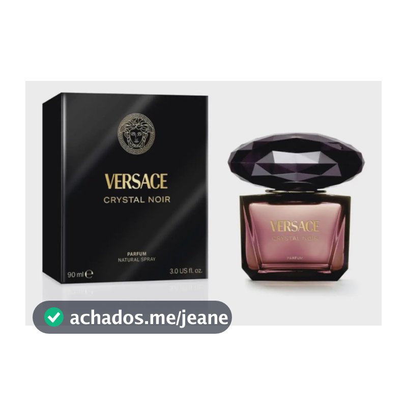 Perfume feminino Versace Crystal Noir Parfum 90ml