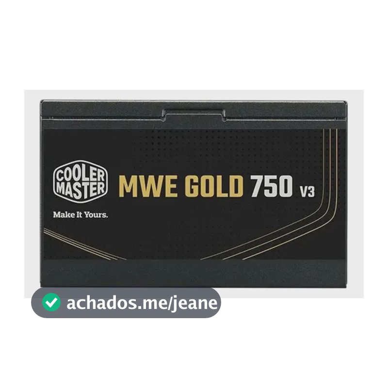 Fonte Cooler Master Atx 3.1 750w Mwe Gold 750 V3 Pfc Ativo 8