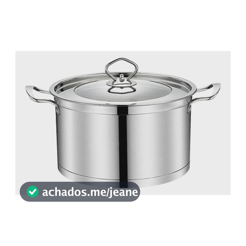 Panela Fogão Indução Difusor Conversor Aço Inoxidável 24cm Prateado
