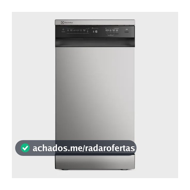Lava-louça Electrolux 10 Serviços Inox Lava E Seca 50' Ls10e Prateado