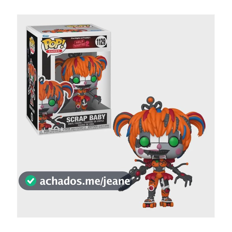 Boneco Funko Pop! Five Nights At Freddy's 2 - Scrap Baby