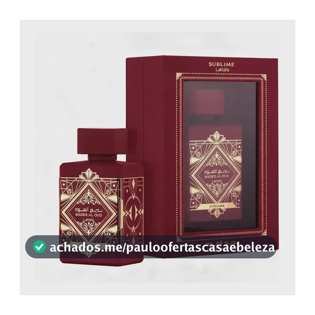 Perfume Badee Al Oud Sublime Lattafa Edp 100 Ml
