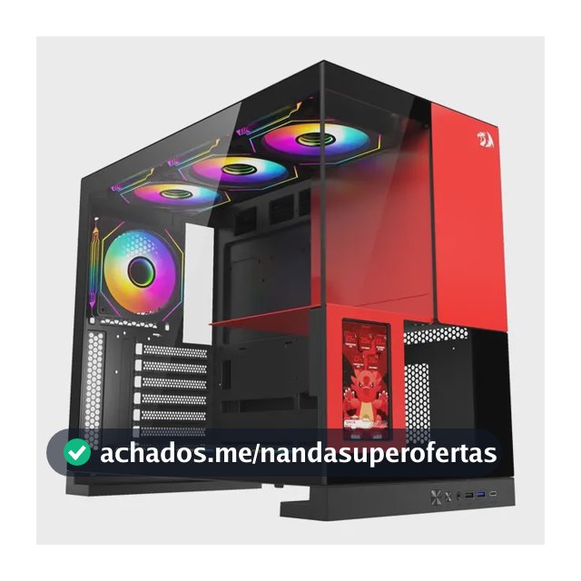 Redragon ca-613br gabinete Gamer Eternal Pro tela Lcd 4.3