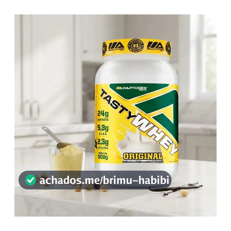 Whey protein Adaptogen Science Tasty Gourmet 3w em pó Sem sabor x 900g