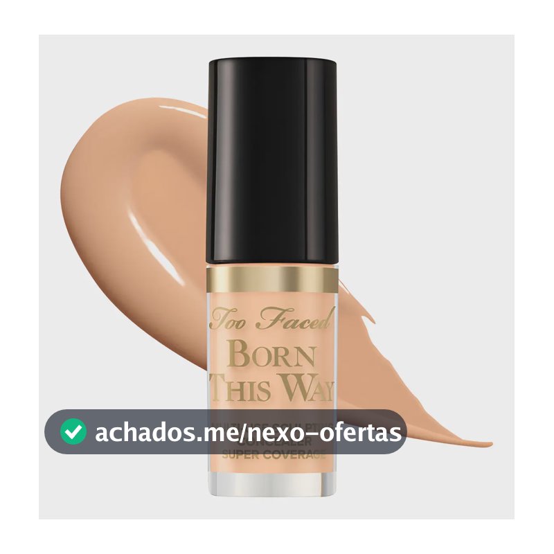 Corretivo Too Faced Born This Way Supercoverage Mini Tom Vanilla