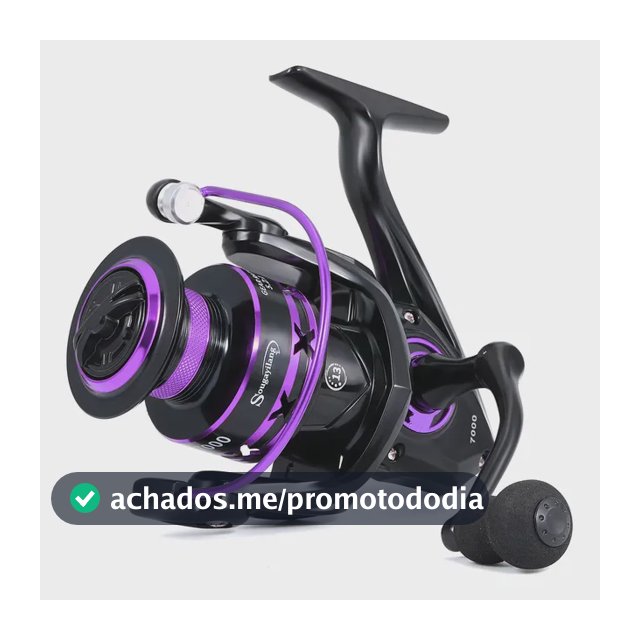 Molinete De Pesca 5,2:1  Liga De Alumínio 10kg Carretel Lilás 4000 Série