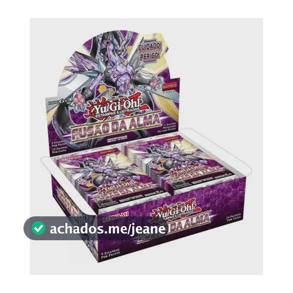 Box 24 Boosters Yu-gi-oh Fusão Da Alma Yugioh