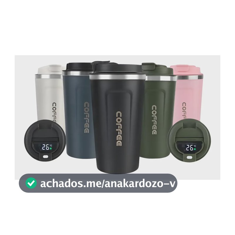 Caneca Copo Termico Coffee Inox Com Tampa Anti-vazamento Rosa Coffee