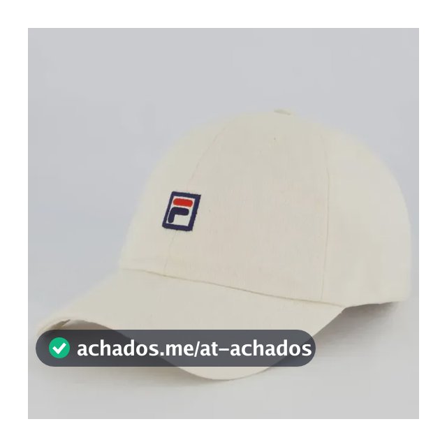 Boné Fila F-box Off White Ajustável Un