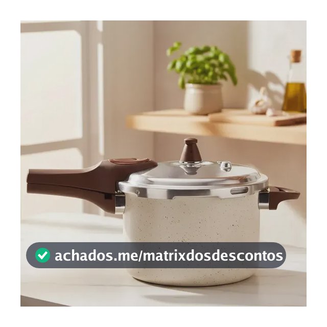 Panela De Pressão Brinox Pressure 4,2l Ø20 X 14,5 Cm Vanilla Baunilha