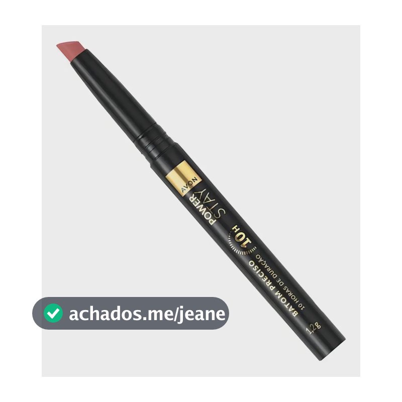 Batom Avon Power Stay Preciso Matte 10h - Cor Rosa Delicado