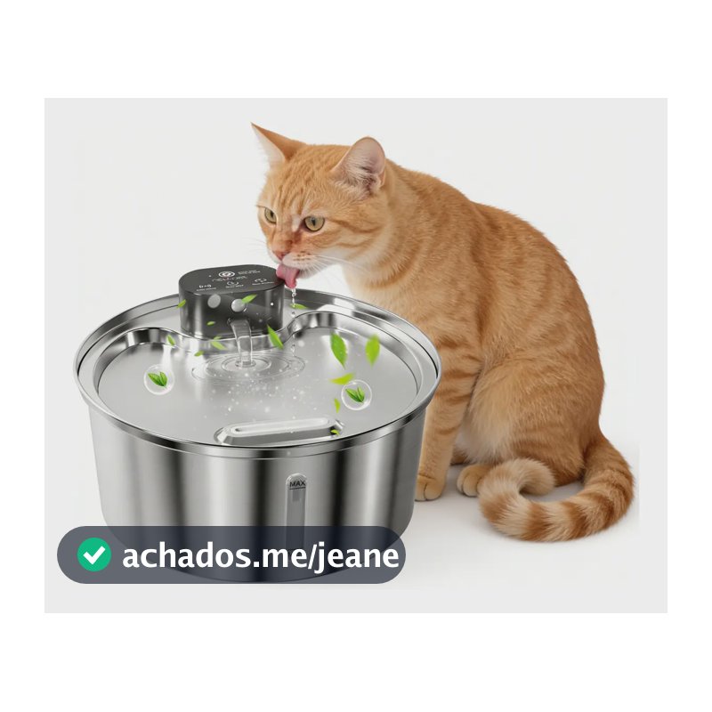 Sensor Sem Fio Bebedouro Fonte Para Gato Cão Newpet 3.2l