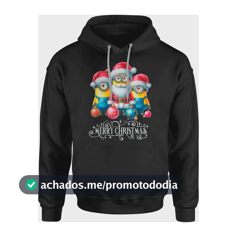 Blusa Moletom Agasalho Adulto Minions Natal Desenho Cartoon