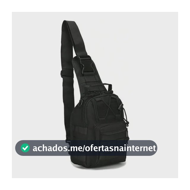 Bolsa Tática Transversal Peito E Ombro Impermeável Viagem