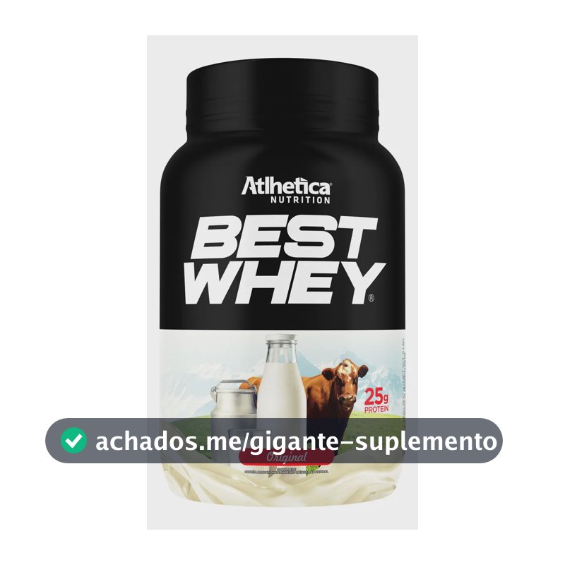 Proteína isolada do soro de leite Atlhetica Nutrition Best Whey em pó Sem sabor x 900g