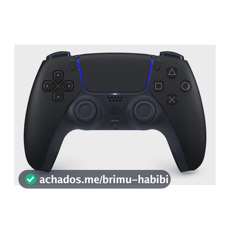 Controle Joystick Sem Fio Sony PlayStation 5 DualSense Midnight Black