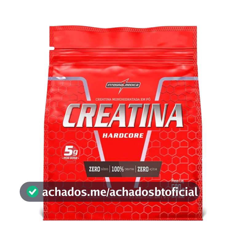 Creatina Integralmédica em pó Sem sabor x 500g