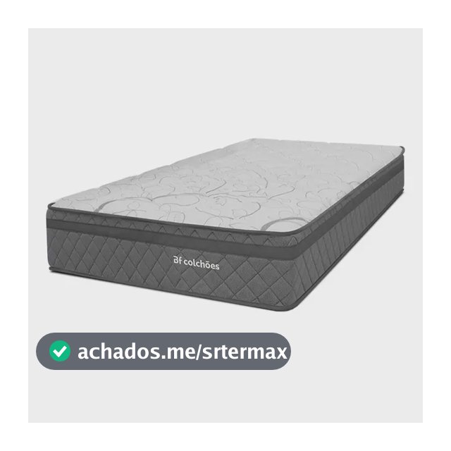 Colchão Solteiro Espuma D45 Firme Ortopédico Cinza 88x188cm BF Colchões