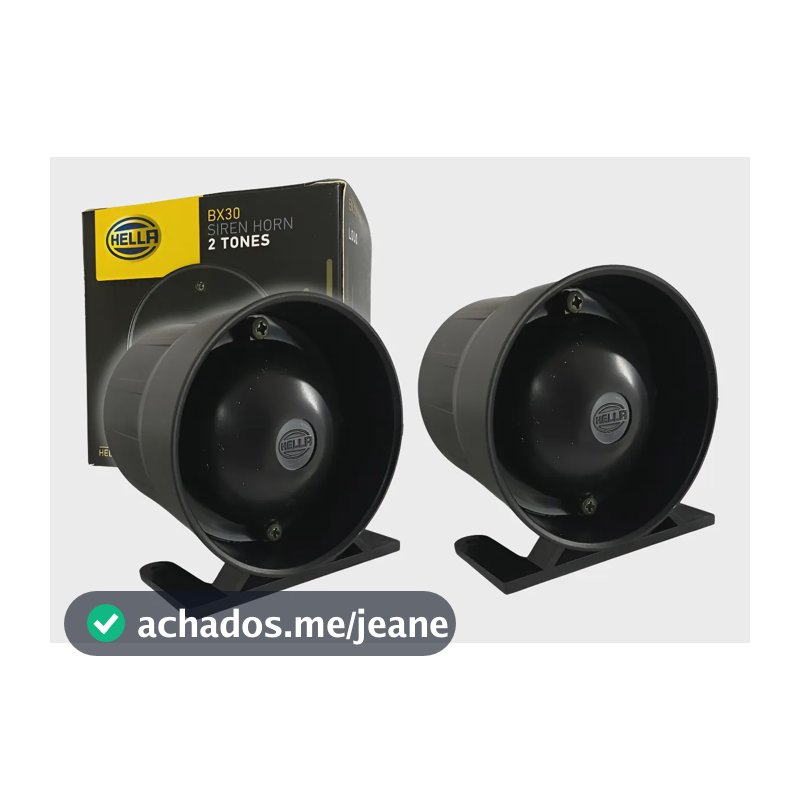 Par Sirene Intermitente Marcha Ré 12/24v 110db Alta Potencia