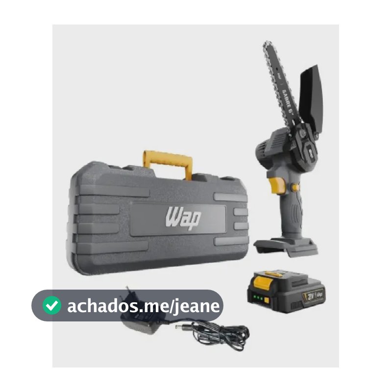 Motosserra de Sabre 6 Wap K21 S01 21V com Bateria 2Ah