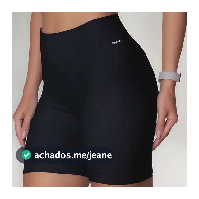 Short Academia Feminino Poliamida Selene Zero Transparência