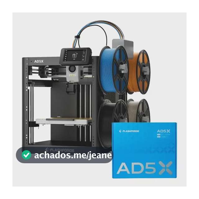Impressora 3d Flashforge Ad5x Multicolorida Preto