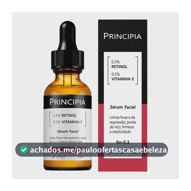Principia, Sérum Facial Retinol, 30ml Todo Tipo De Pele Noite