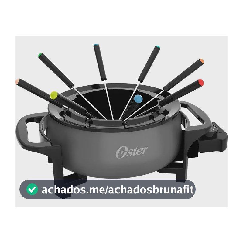 Panela Eletrica Para Fondue Oster Ofnd100 1000w Cinza