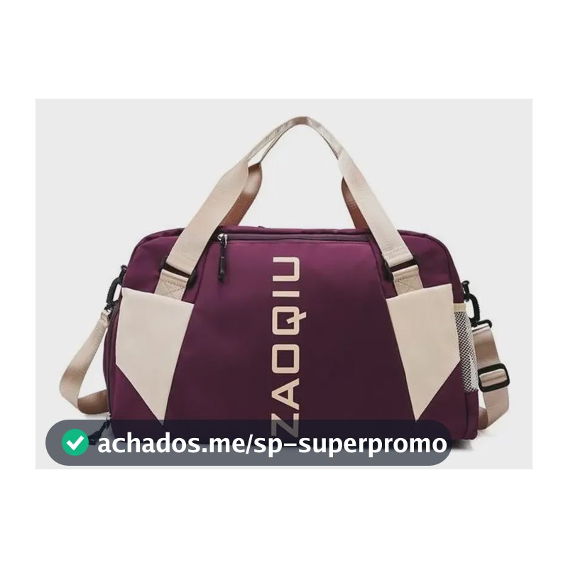 Bolsa Mala De Mão 10kg Feminina De Bordo Viagem Grande Cor Vinho