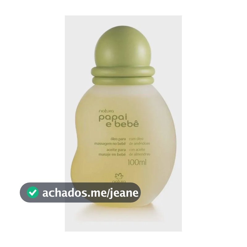 Óleo De Massagem Natura Papai E Bebê 100 mL