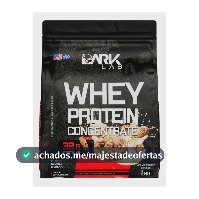 Whey Protein Concentrado 1kg Cookies & Cream Dark Lab
