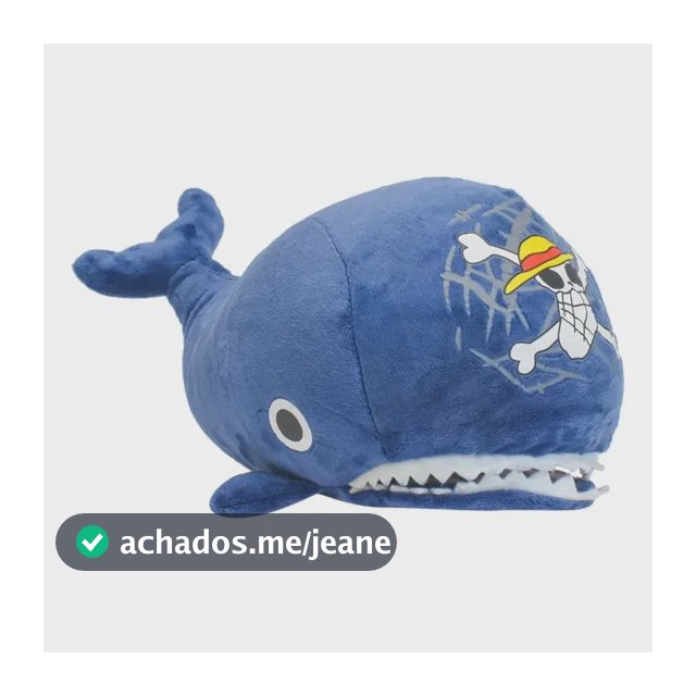 Pelúcia Laboon One Piece Baleia Anime 25cm Laboon