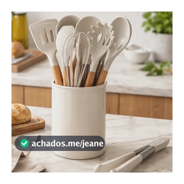 Kit Silicone Para Panelas Brinox - 12 Peças Madeira