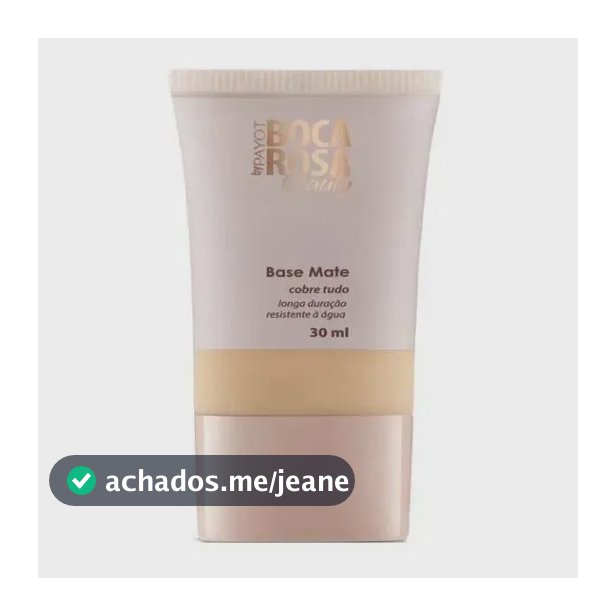 Boca Rosa Beauty Base Mate Alta Cobertura Tom 4-antonia 30ml