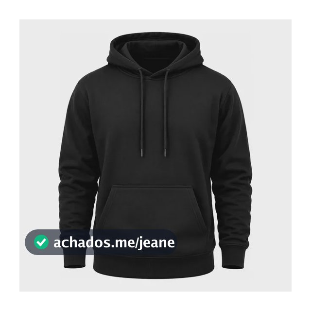 Moletom Canguru Com Capuz Masculino Flanelado Liso