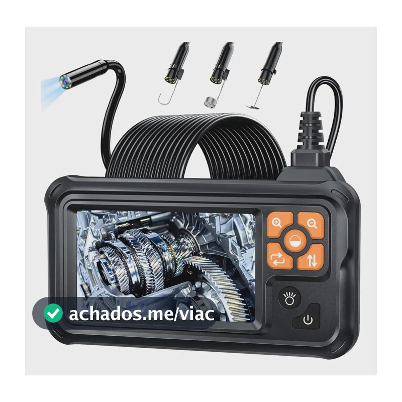Câmera De Endoscopio Boroscopio Industrial Automotivo 5m