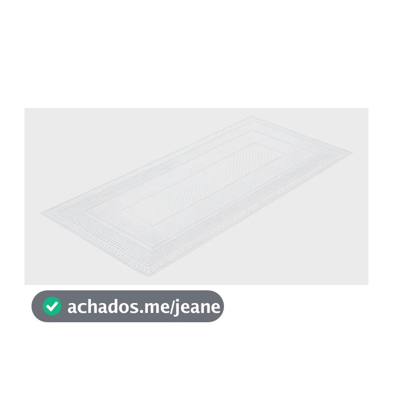 Tapete Para Casa 53x110cm Buddemeyer Legend Branco