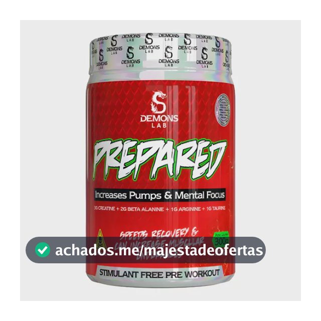 Pre Treino Prepared 300g Exotic Fruit - Demons Lab Exotic Fruit