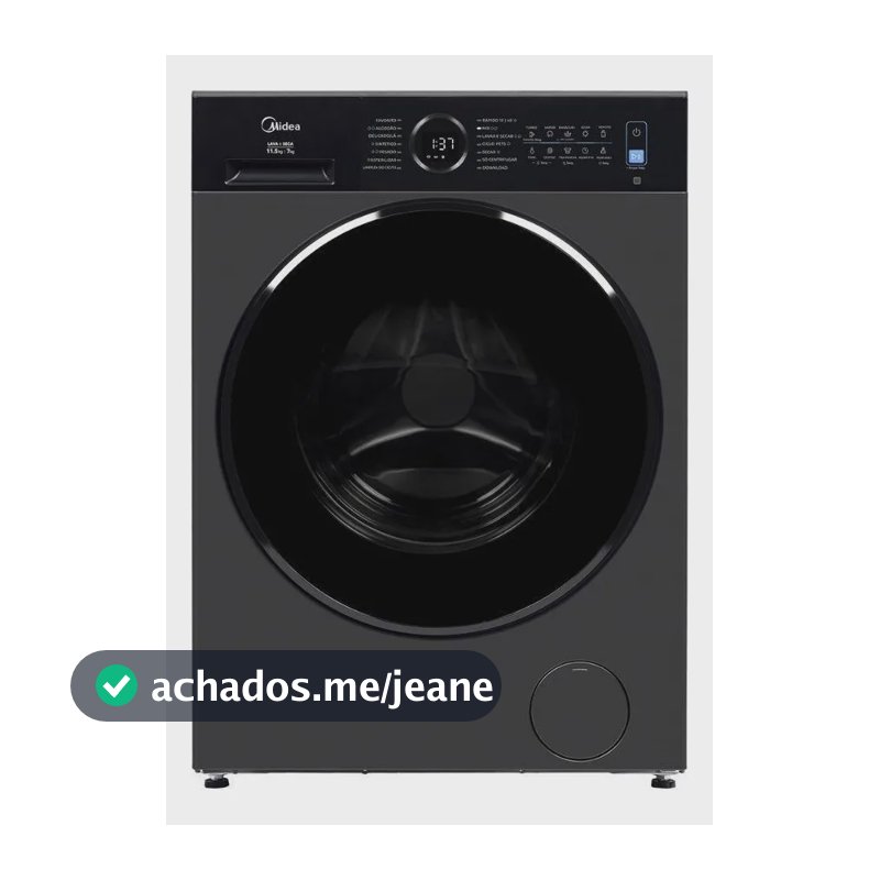 Lava E Seca Midea Slim 11,5kg 220v Titanium Mf205d115wb/gk02 220v Titânio