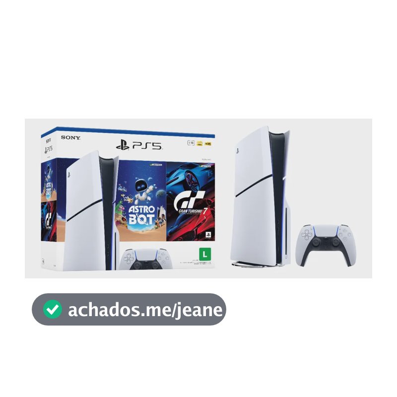 Console PlayStation5 Slim Disk - Pacote ASTRO BOT e Gran Turismo 7