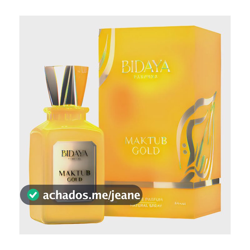 Perfume Árabe Bidaya Maktub Gold 100 Ml