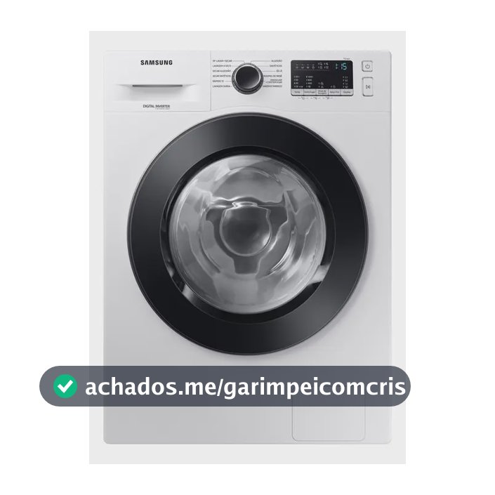 Lava E Seca Samsung Wd11m Com Digital Inverter Branca 11kg Cor Branco