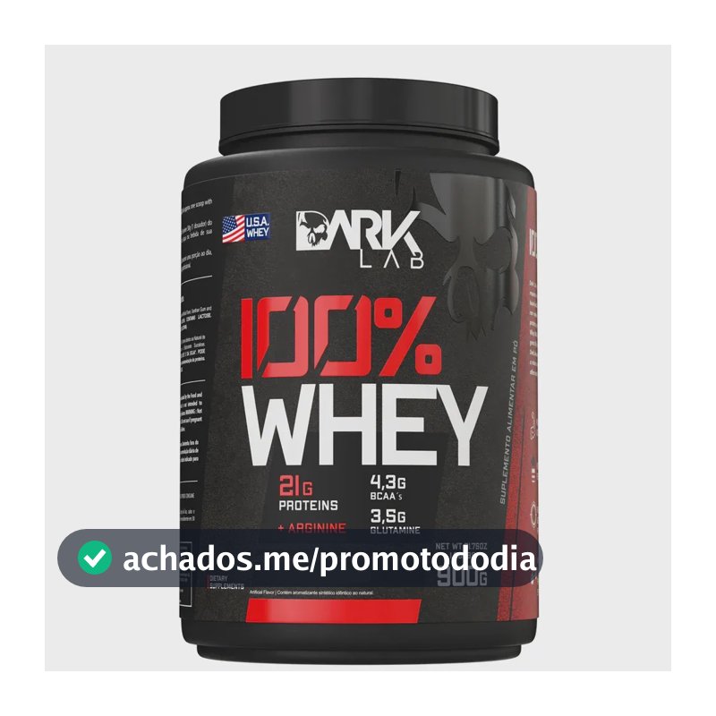 100% Whey Protein 900g Sabores - Banoffee Dark Lab