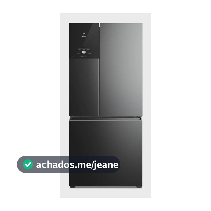 Geladeira Frost Free Electrolux 3 Portas Inverter 590l Im8b Cor Preto