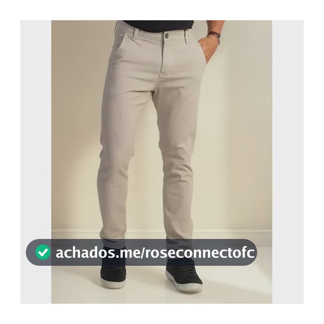 Calça Sarja Social Masculina Esporte Fino Com Elastano
