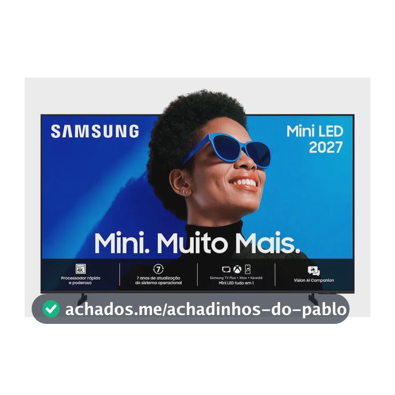 Samsung Smart TV 65" Mini LED 4K M75H 26/2027