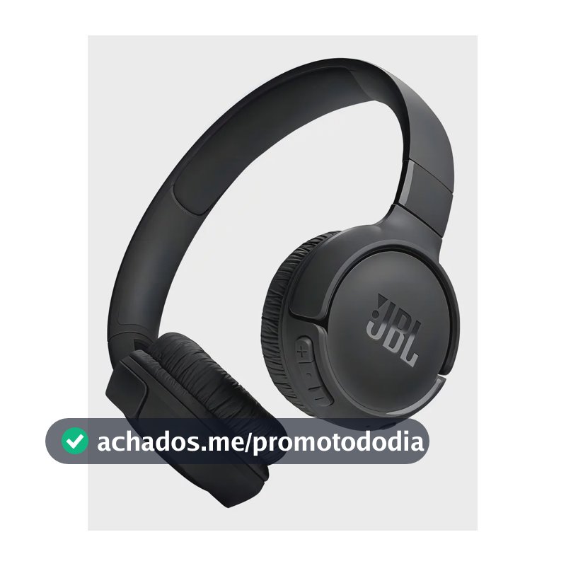 JBL Fone de Ouvido sem Fio Tune 520BT Dobrável Bateria 57h