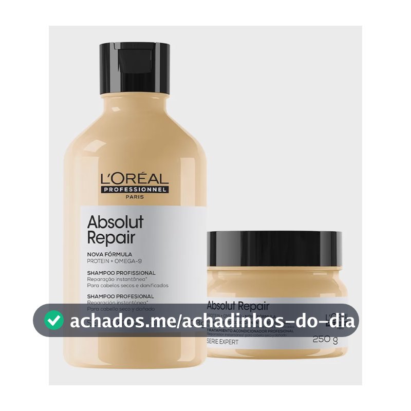Kit L'oréal Professionnel Absolut Repair Shampoo + Mask