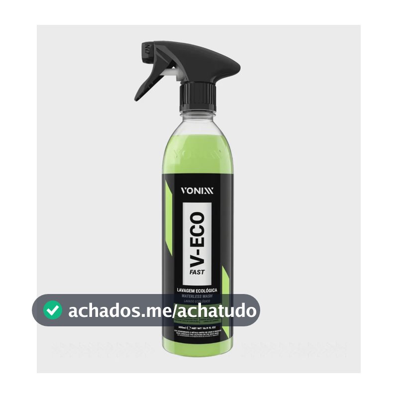 Produto Lavar Carro Moto A Seco V-eco Fast Vonixx 500ml