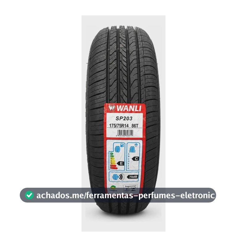 Pneu Wanli 175/75r14 86t Sp203 aro 14